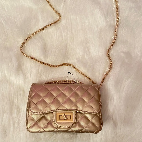 Gold Crossbody Bag - Picture 3 of 3